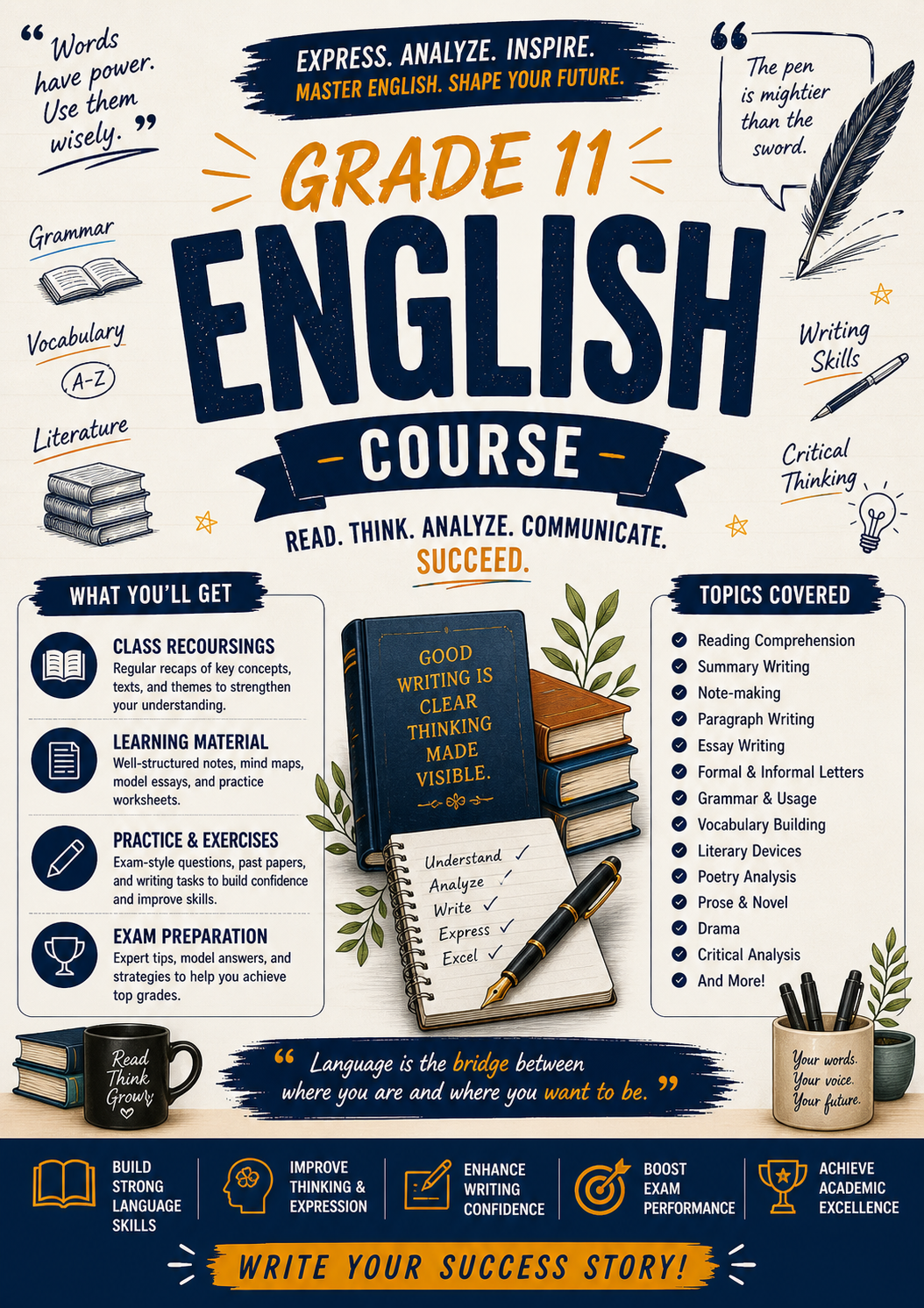 ENGLISH GRADE 11 COURSE