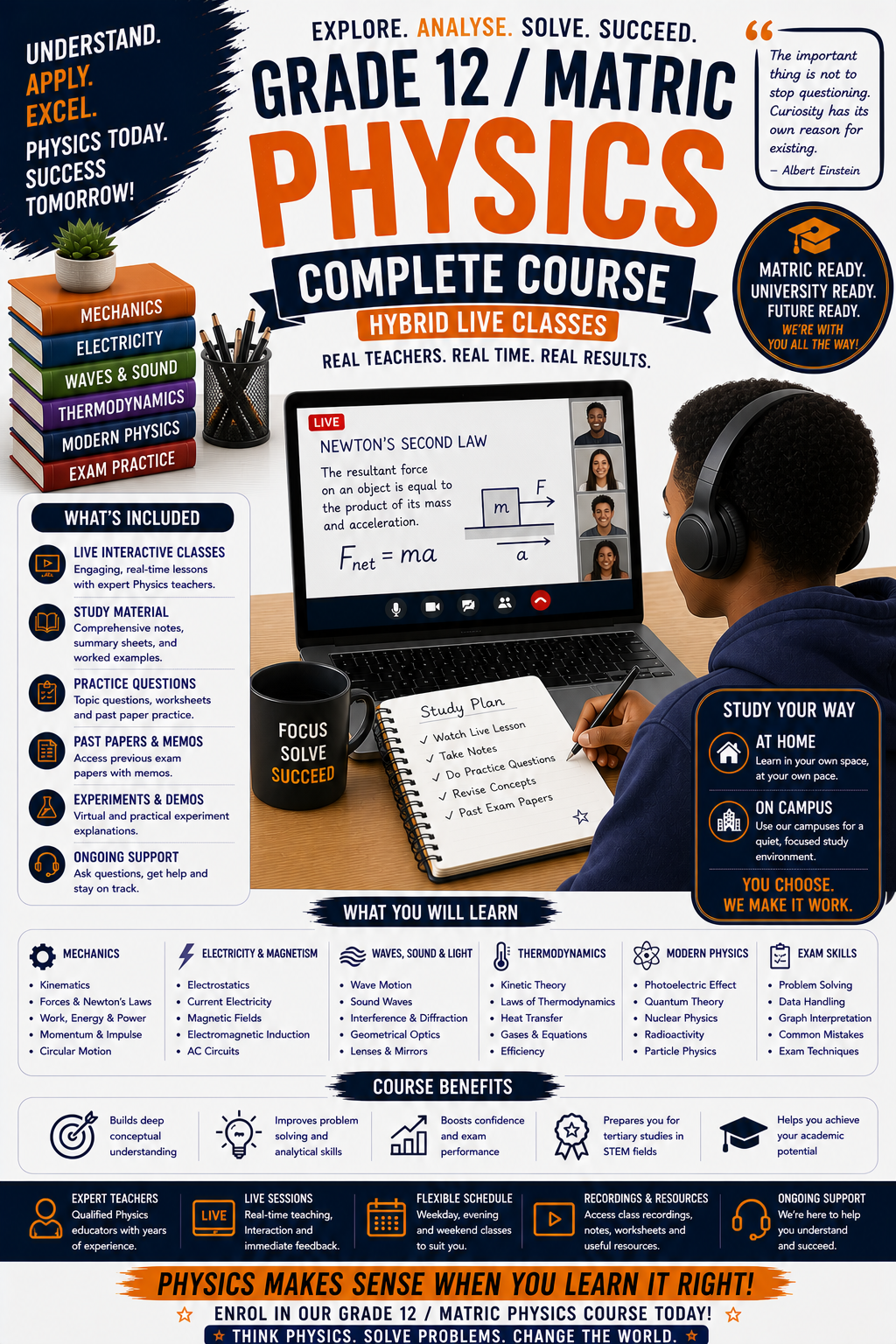 GRADE 12/MATRIC PHYSICS COURSE